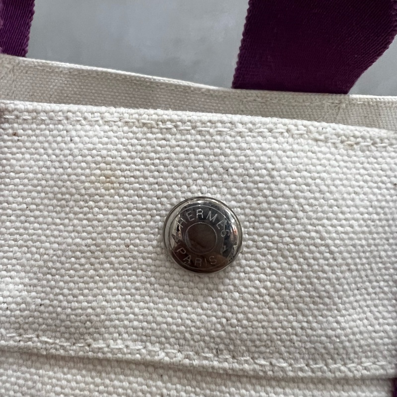 Hermès 帆布手提包-14