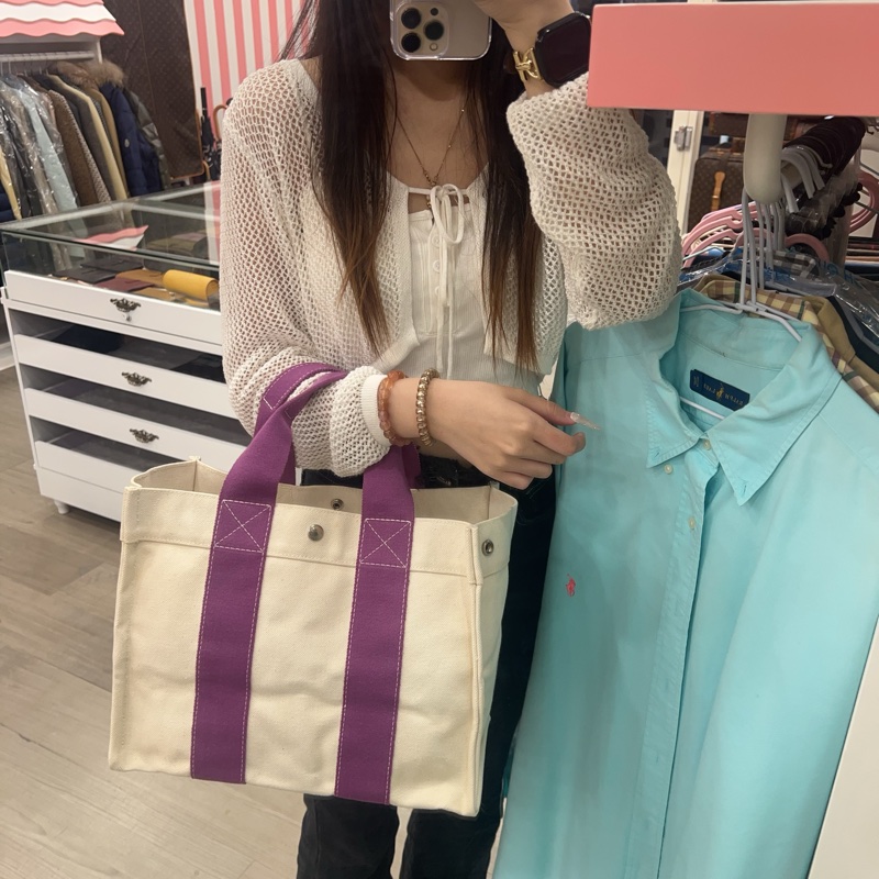 Hermès 帆布手提包-23