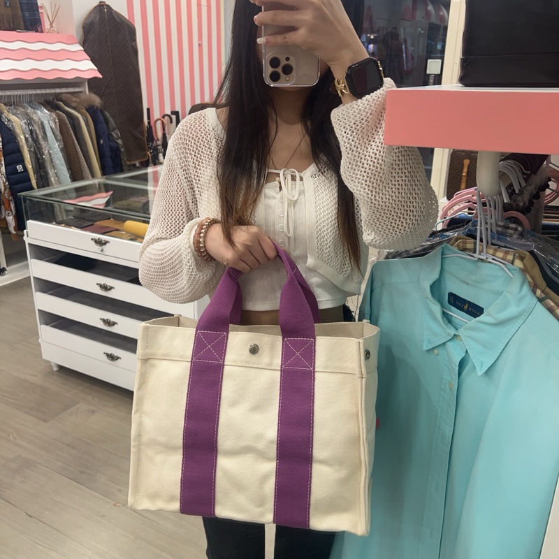 Hermès 帆布手提包-24