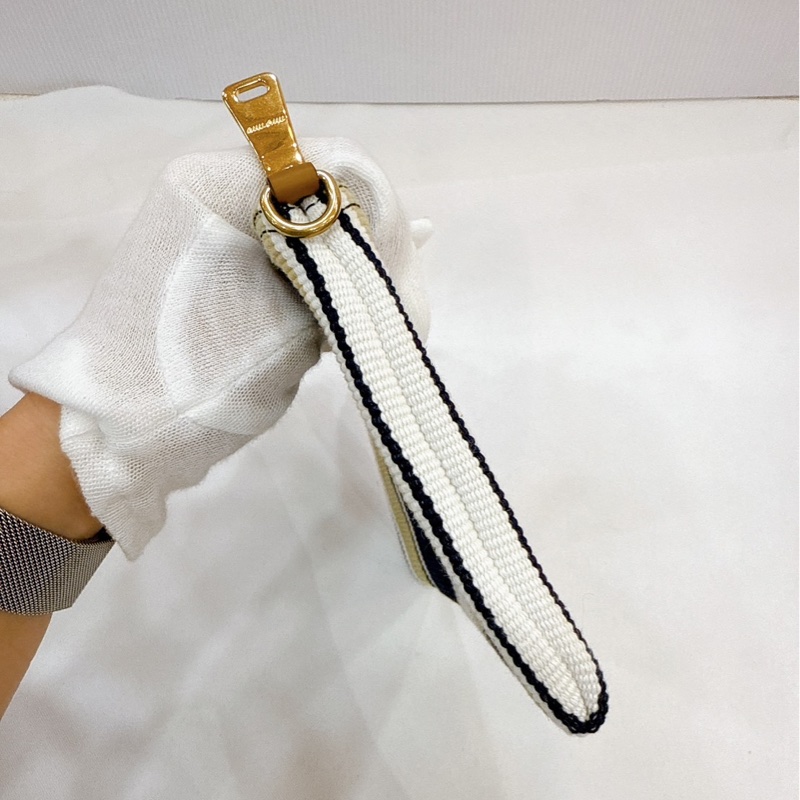 莉亞精品♡ Miumiu 條紋托特包 99新-23