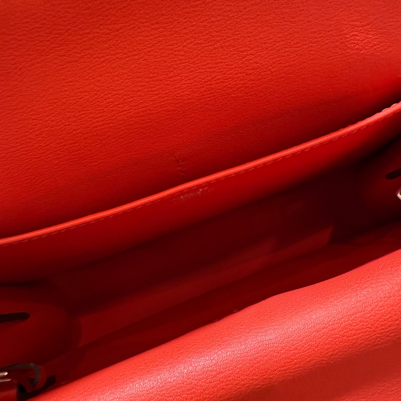 Hermes mini halzan 杜鵑紅A5 銀釦 D刻-10