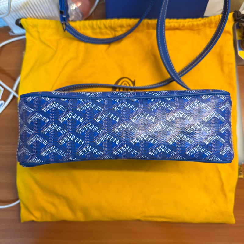 二手品 使用過三四次而已 狀況很好 GOYARD 相機包 CAP - VERT 日本購入-1