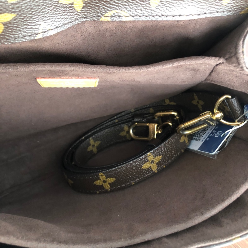LV/路易威登 斜挎包 郵差包 pochette metis 棕色老 花塗層帆布 25*19 芯片款-10