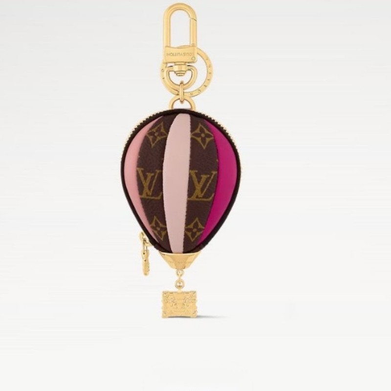可小議~ 全新Louis Vuitton ( LV  )  熱氣球鑰匙圈Dream M01551收藏級色彩繽紛鑰匙扣/ 吊飾/ 置物零錢包-0