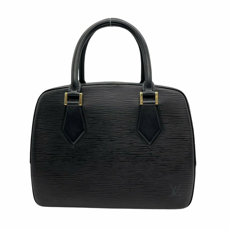 LOUIS VUITTON Sablon 手提包 Epi Noir 黑色 M52042 金色金屬零件 女款 D-1