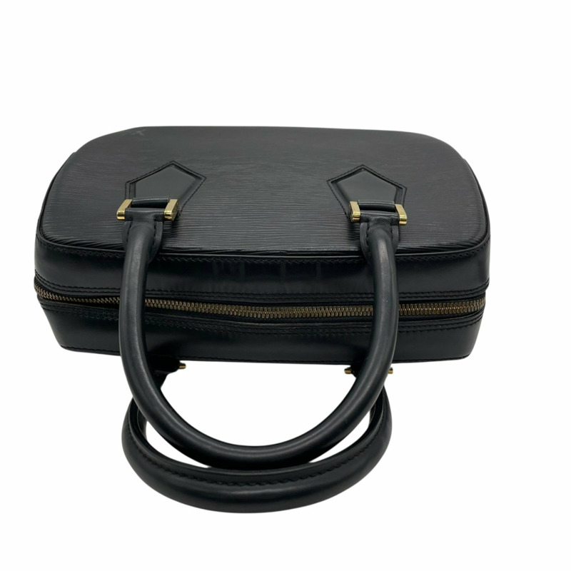 LOUIS VUITTON Sablon 手提包 Epi Noir 黑色 M52042 金色金屬零件 女款 D-6