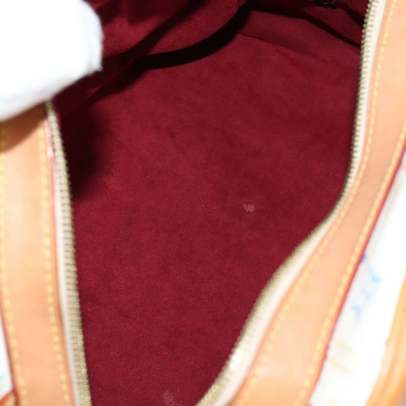 【日本直送】路易威登 Monogram Multicolor Claudia 手提包 白色 M40193 LV 正品 130466V-10