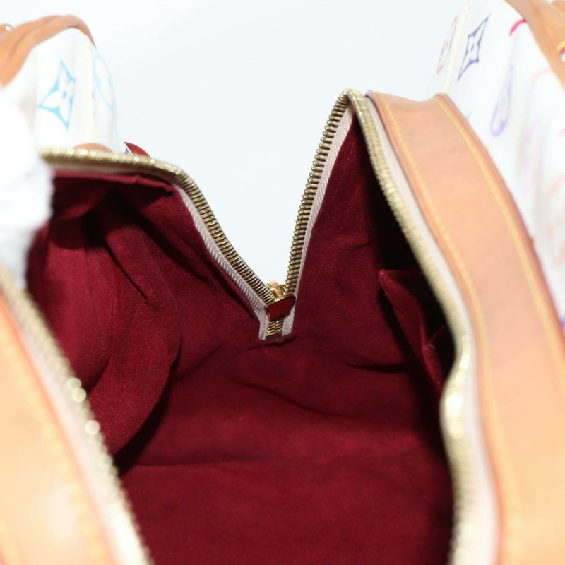 【日本直送】路易威登 Monogram Multicolor Claudia 手提包 白色 M40193 LV 正品 130466V-18