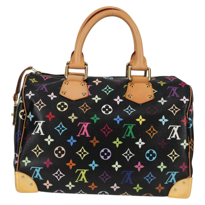 【日本直送】路易威登 Monogram 多色 Speedy 30 手提包 黑色 M92642 正品 128856V-1
