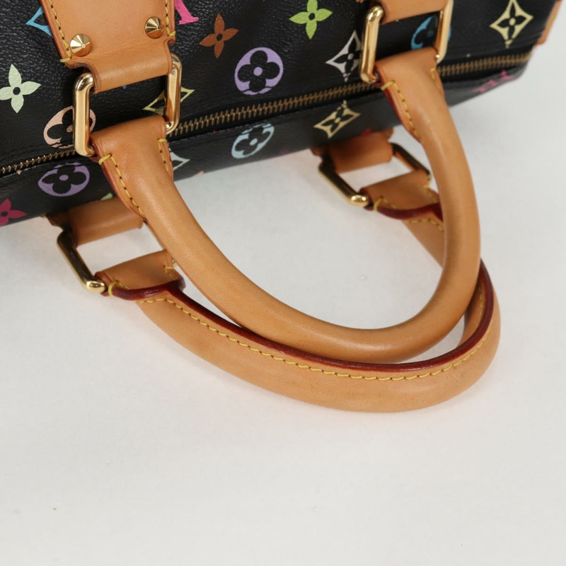 【日本直送】路易威登 Monogram 多色 Speedy 30 手提包 黑色 M92642 正品 128856V-6