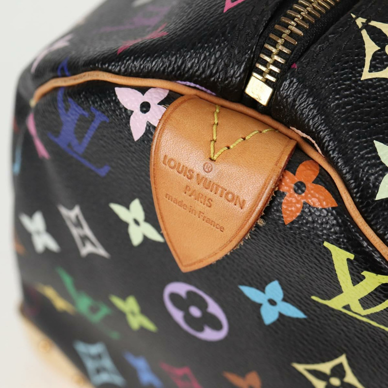 【日本直送】路易威登 Monogram 多色 Speedy 30 手提包 黑色 M92642 正品 128856V-19