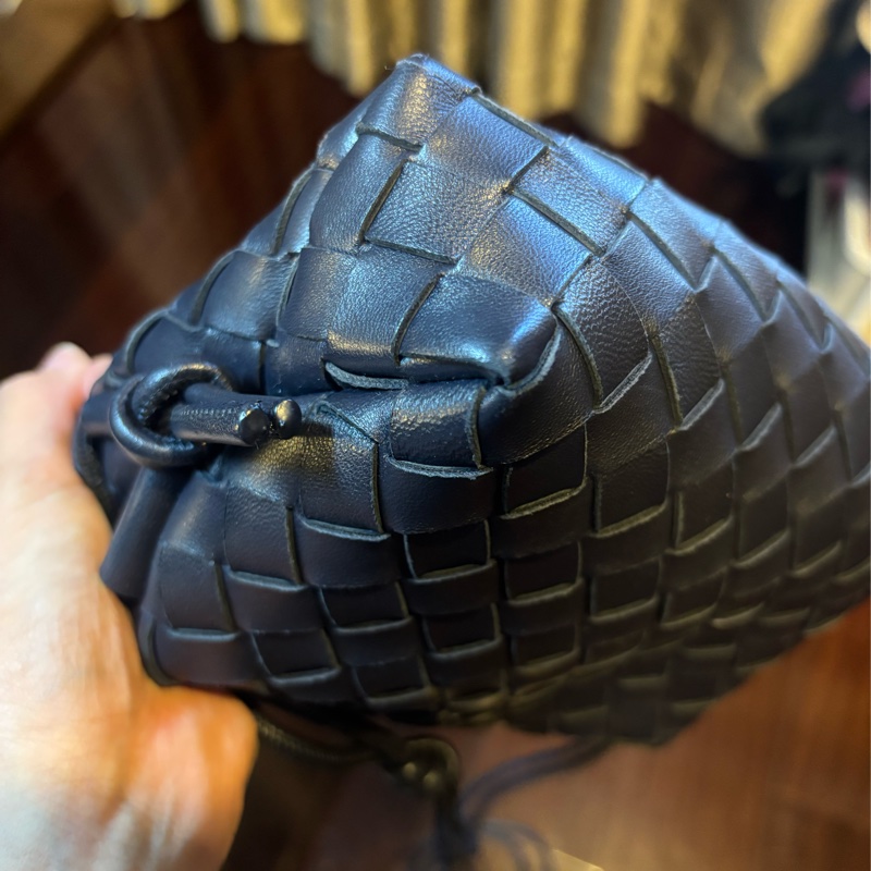 Bottega Veneta Loop mini 藏青色-19