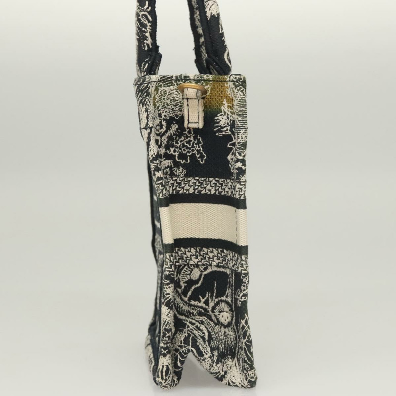 【日本直送】克莉絲汀迪奧迷你垂直手袋帆布兩用黑色正品 121850-3