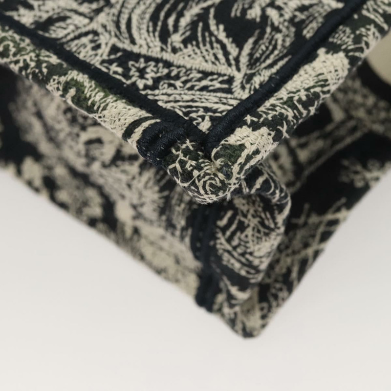 【日本直送】克莉絲汀迪奧迷你垂直手袋帆布兩用黑色正品 121850-12