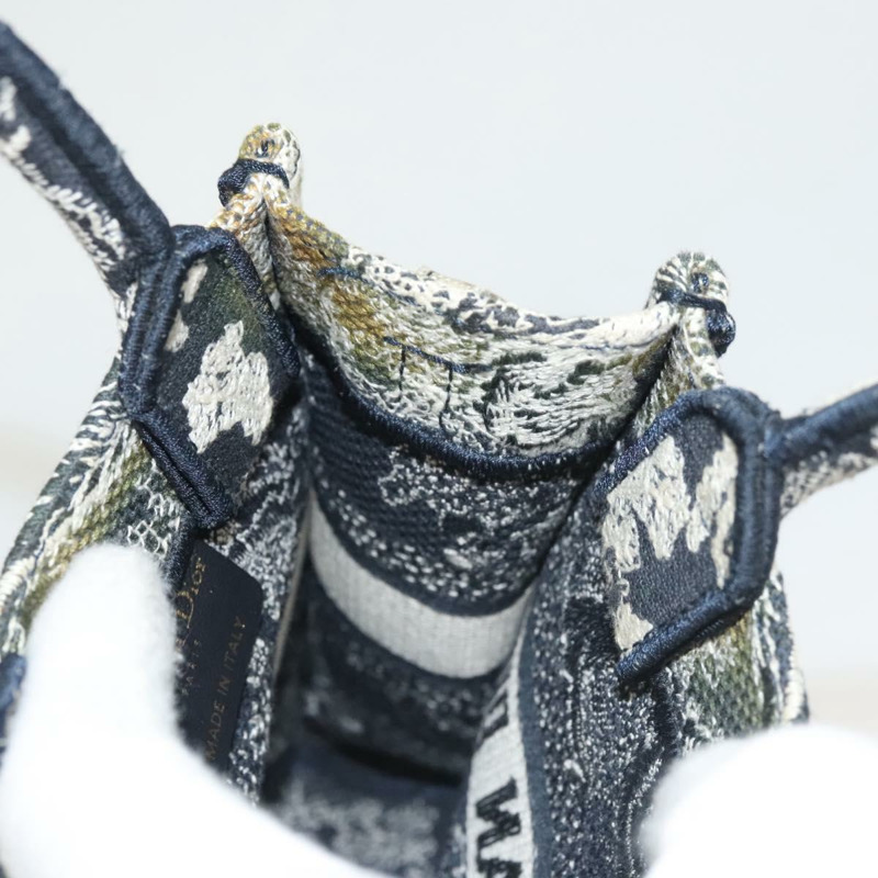 【日本直送】克莉絲汀迪奧迷你垂直手袋帆布兩用黑色正品 121850-17