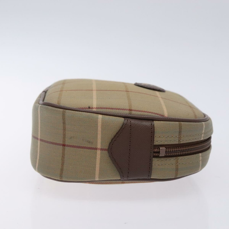 【日本直送】Burberrys Nova 格紋帆布手拿包 米色金色 正品 bs27402-2