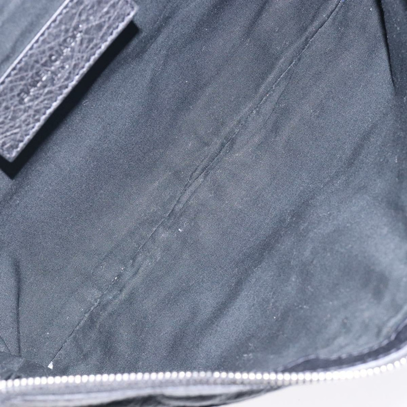 【日本直送】BALENCIAGA 經典 Clip M 手拿包 皮革 黑色 銀色 273022 正品號 132272-9