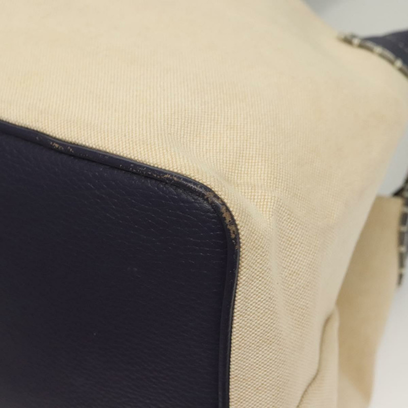 【日本直送】BURBERRY 托特包 帆布皮革 米色 紫色 正品 bs28324-15