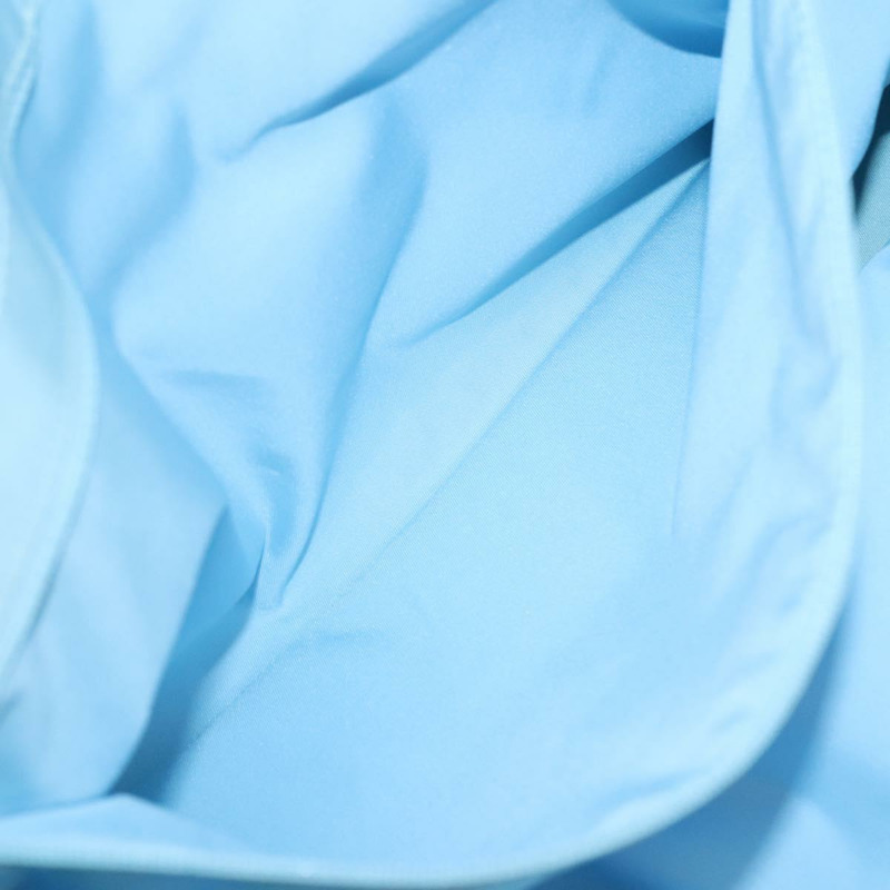 【日本直送】香奈兒新款旅遊系列托特包 尼龍材質 淺藍色 銀色 CC標誌 Auth 135449-20