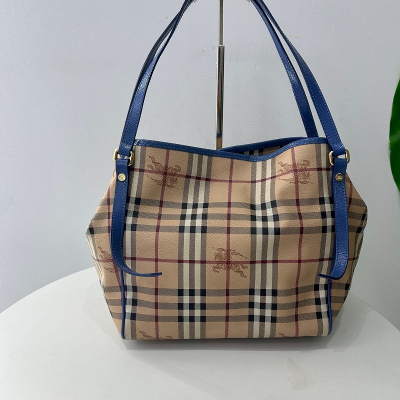 Burberry 經典條紋戰馬格紋托特包子母包肩背包-2