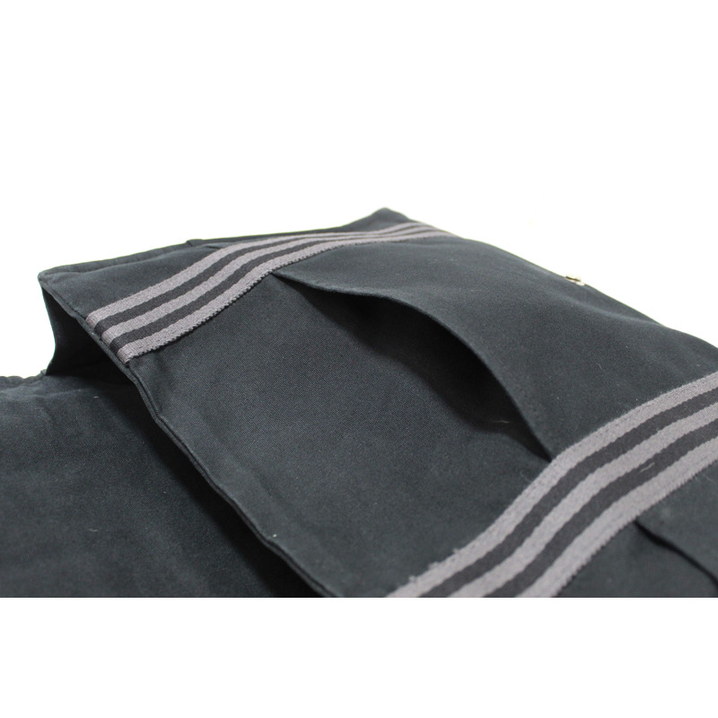 Hermes Black Toile Fourre Tout Herline Messenger Bag-12