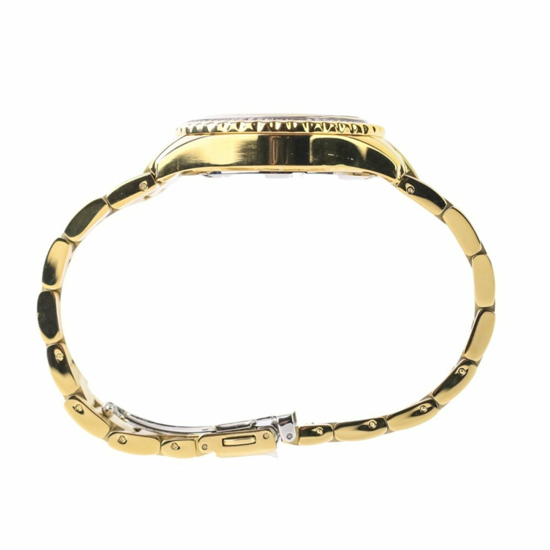 MICHAEL KORS EVEREST 石英女士手錶 MK-7212 白色錶盤金色-5