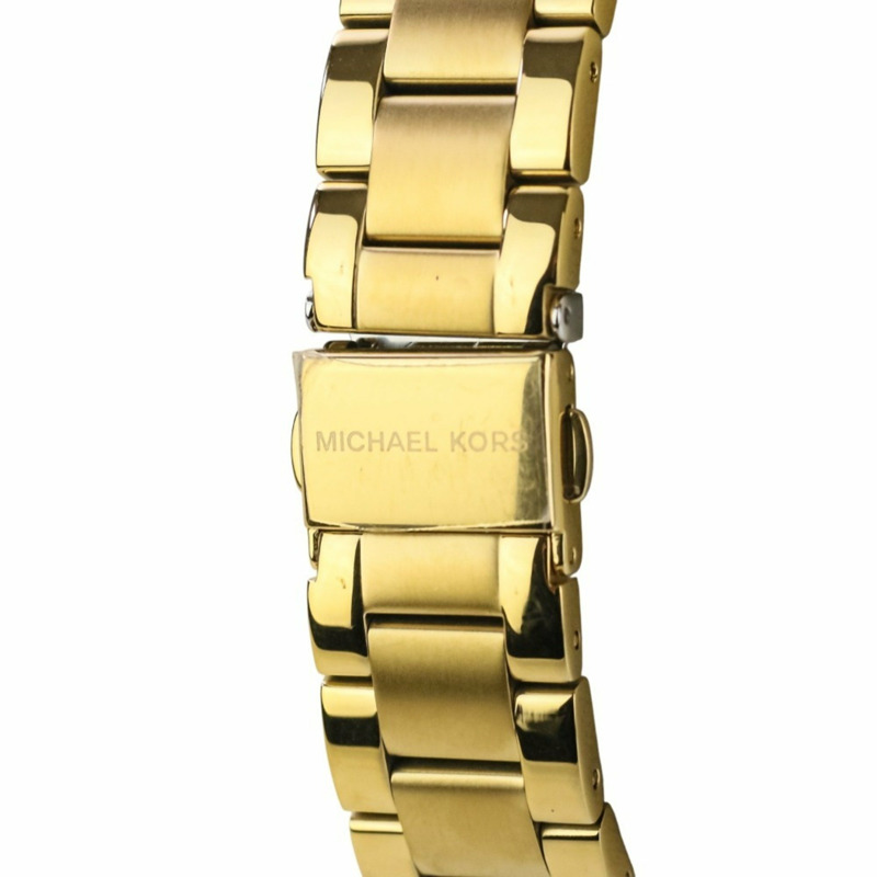 MICHAEL KORS EVEREST 石英女士手錶 MK-7212 白色錶盤金色-8