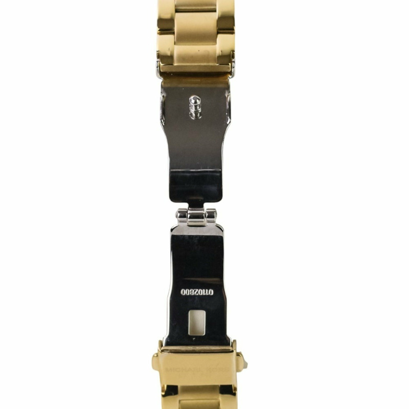 MICHAEL KORS EVEREST 石英女士手錶 MK-7212 白色錶盤金色-9