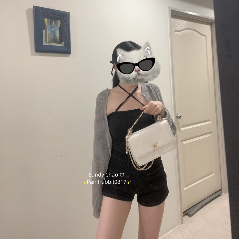 ෆ Chanel 24C 限量款❤️手工坊雙鏈條手提金球鏈條包-2