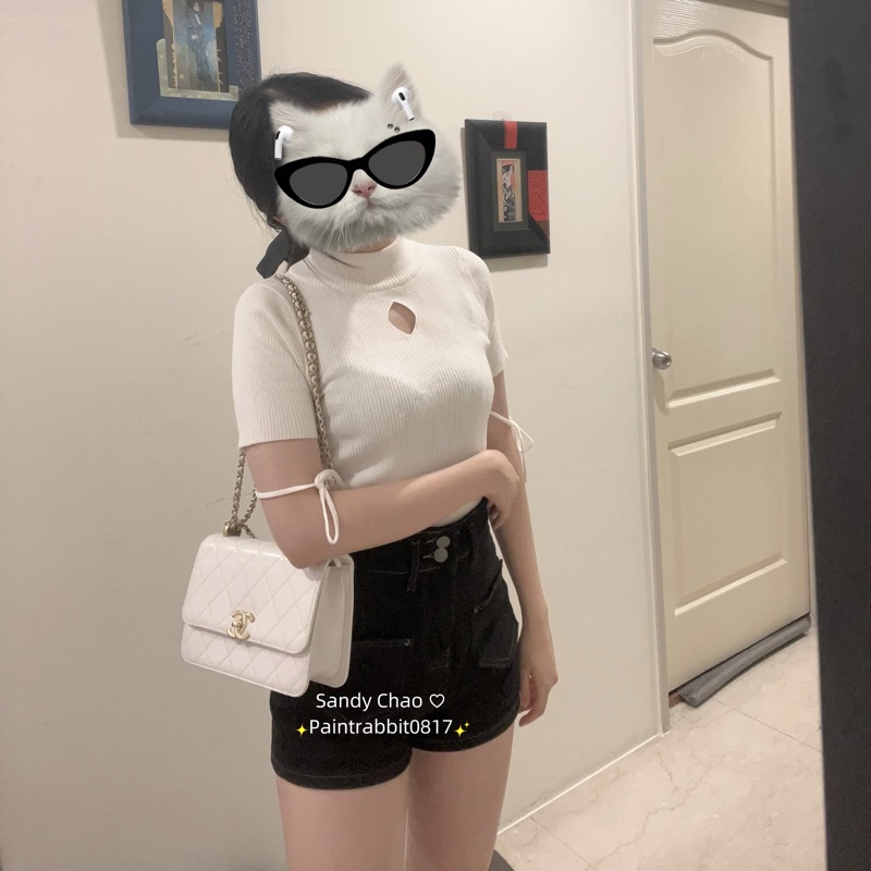 ෆ Chanel 24C 限量款❤️手工坊雙鏈條手提金球鏈條包-4