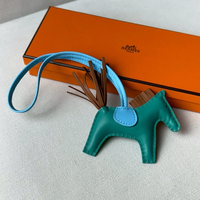 Hermes Rodeo Charm 小馬 絲絨綠-2
