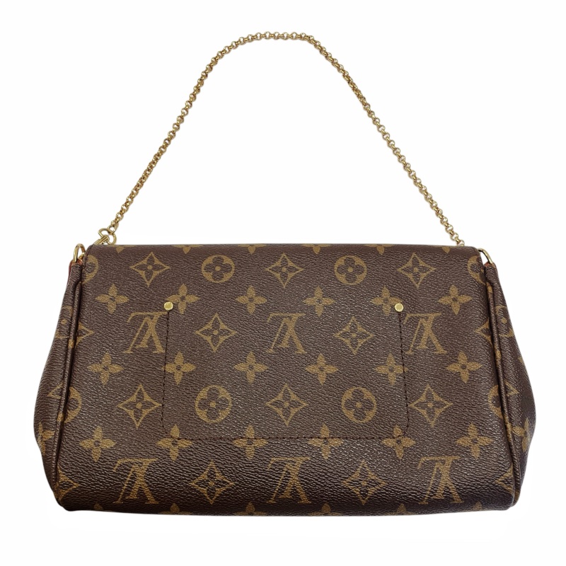 LOUIS VUITTON 路易威登 Ｍ40718 FAVORITE MM 腋下包 PVC帆布 老花 棕色-2