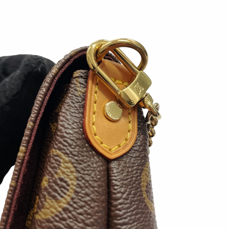LOUIS VUITTON 路易威登 Ｍ40718 FAVORITE MM 腋下包 PVC帆布 老花 棕色-15
