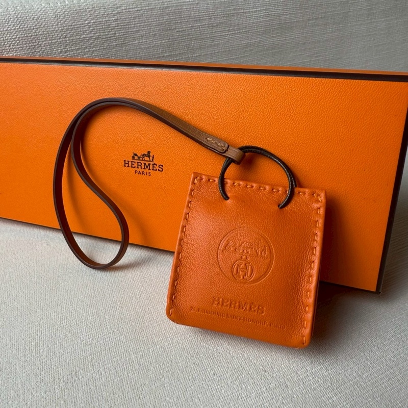 Hermes Orange Bag Charm 愛馬仕吊飾-1