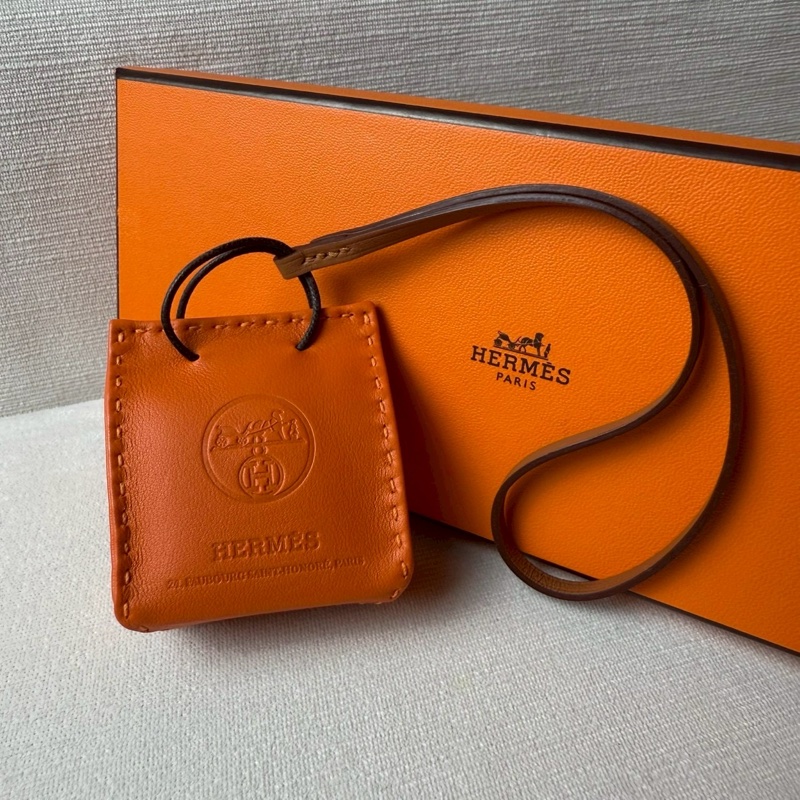 Hermes Orange Bag Charm 愛馬仕吊飾-2