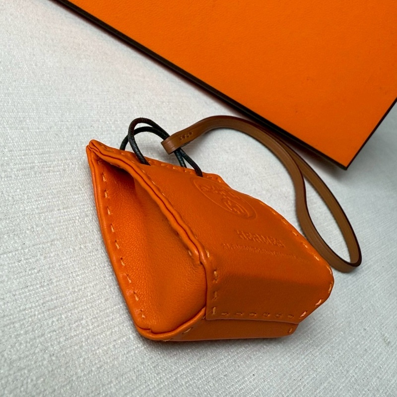 Hermes Orange Bag Charm 愛馬仕吊飾-8