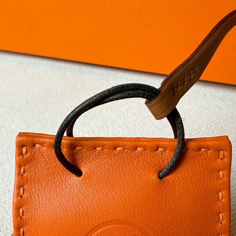 Hermes Orange Bag Charm 愛馬仕吊飾-9