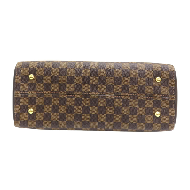 棕色 棋盤格 帆布 Kensington Bowling Bag 兩用包 N41505-3
