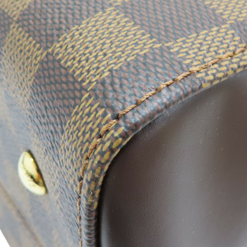 棕色 棋盤格 帆布 Kensington Bowling Bag 兩用包 N41505-15