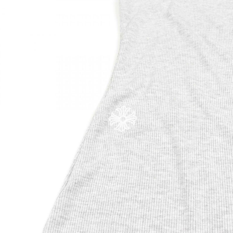 CHROME HEARTS 背心 人造絲 灰色 二手 男款-4