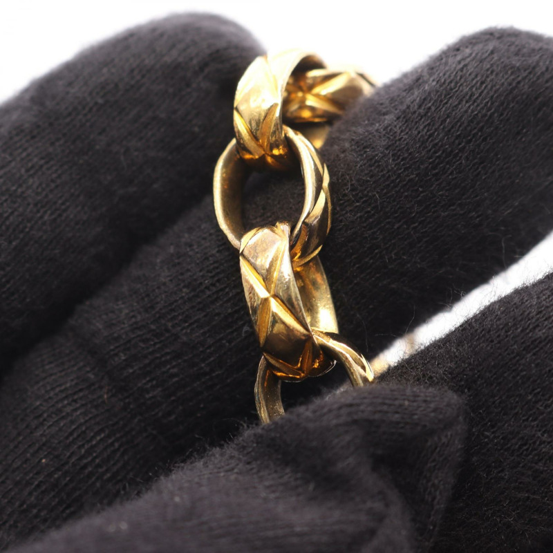 CHANEL Mademoiselle 斜背包鏈條單肩包小羊皮灰色 GHW 二手-9