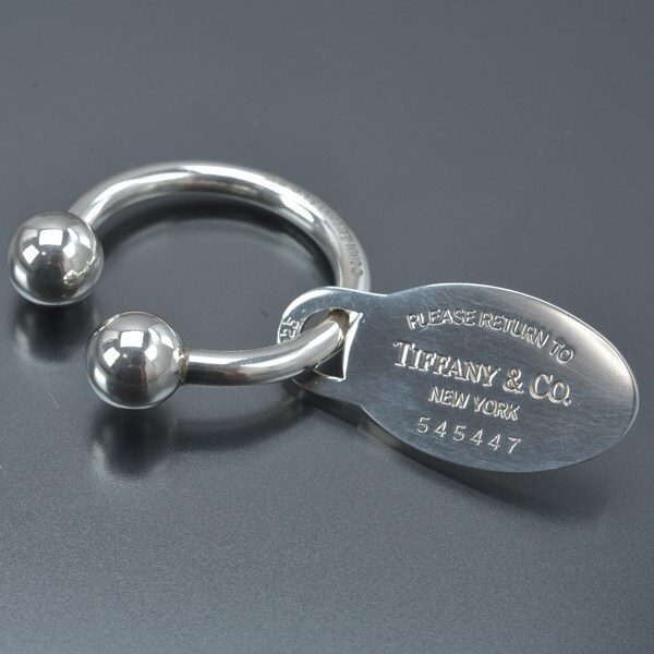十月特價|真品 TIFFANY& Co. Return 回歸|橢圓吊牌鑰匙圈(大款)-7