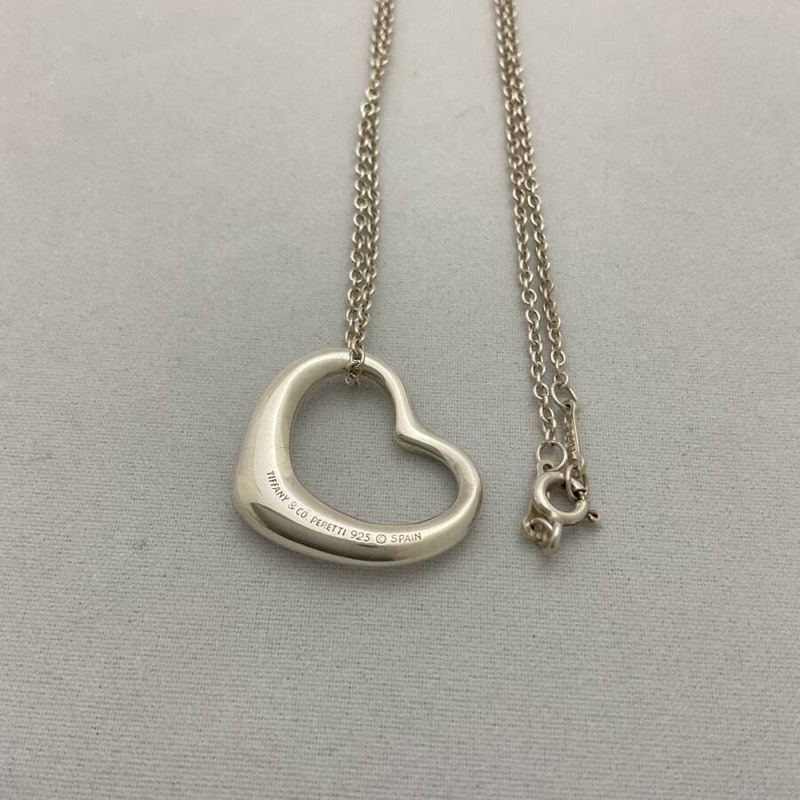 十月特價｜真品 TIFFANY& Co. 蒂芬妮 敞開心扉項鍊 銀質 925-9