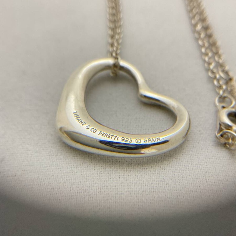 限時特價｜真品 TIFFANY& Co. 蒂芬妮 敞開心扉項鍊 銀質 925-18