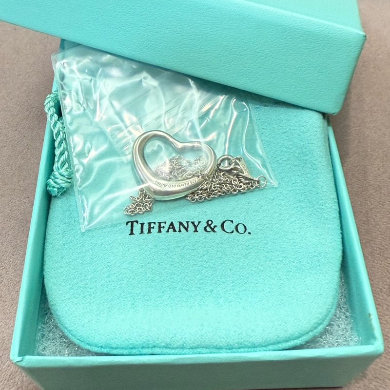 十月特價｜真品 TIFFANY& Co. 蒂芬妮 敞開心扉項鍊 銀質 925-6