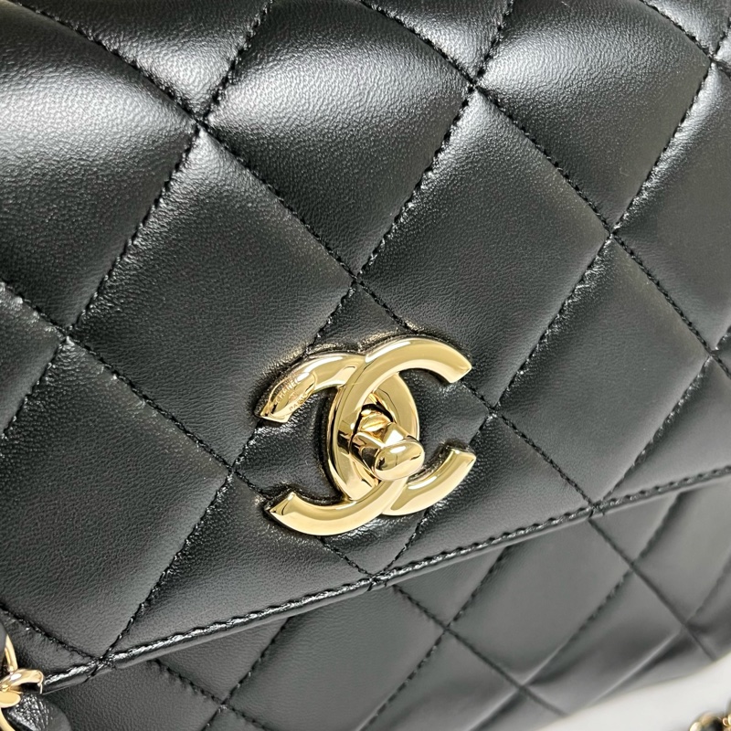 CHANEL Trendy CC 25 口蓋包芯片款-10