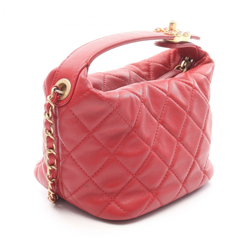 CHANEL 19 Dix-neuf 馬特拉塞小號 Hobo 鏈條單肩包 AS1745 小羊皮 GHW-1