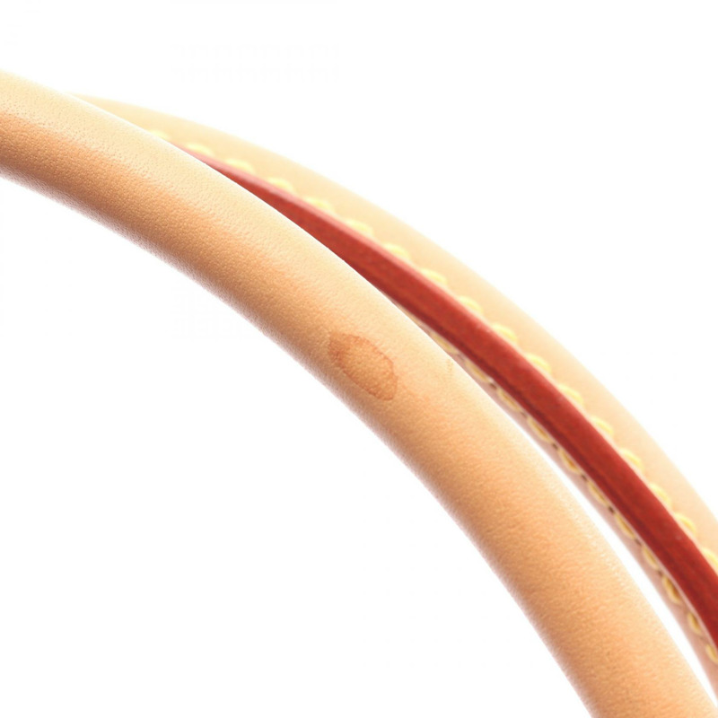 LOUIS VUITTON V 托特包 BB 單肩包 手提包 M43966 字母組合帆布皮革紅色二手-7