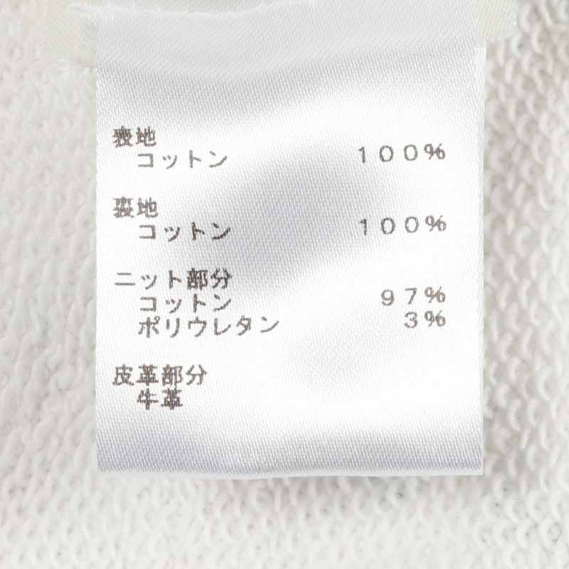 LOUIS VUITTON 復古花卉字母連帽衫 RW222B 棉質白色二手女款 S-3