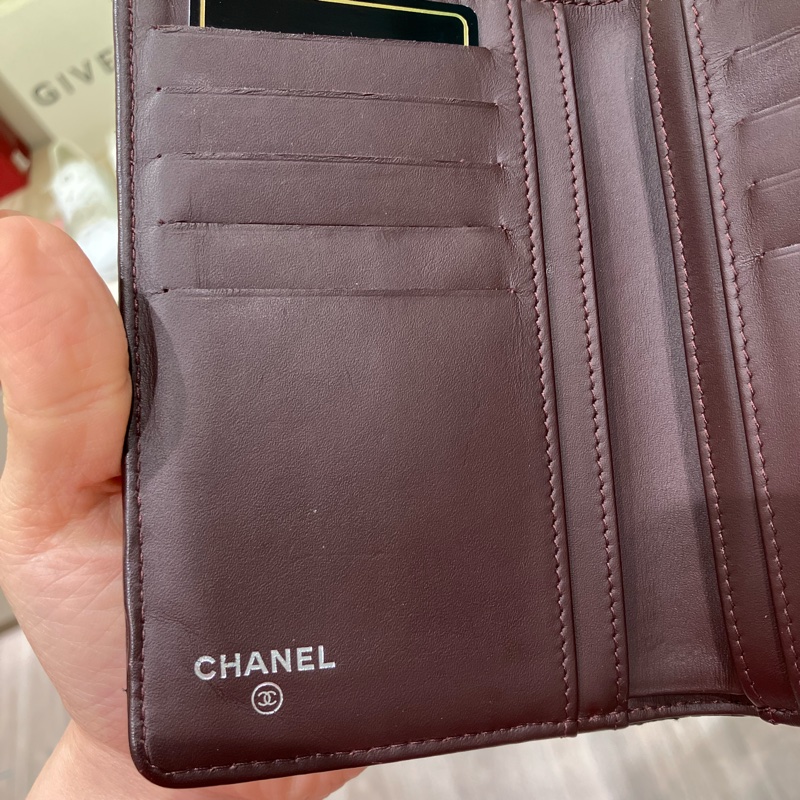TK1764  Chanel 香奈兒經典款短銀包Short Wallet Caviar Black X PHW-58